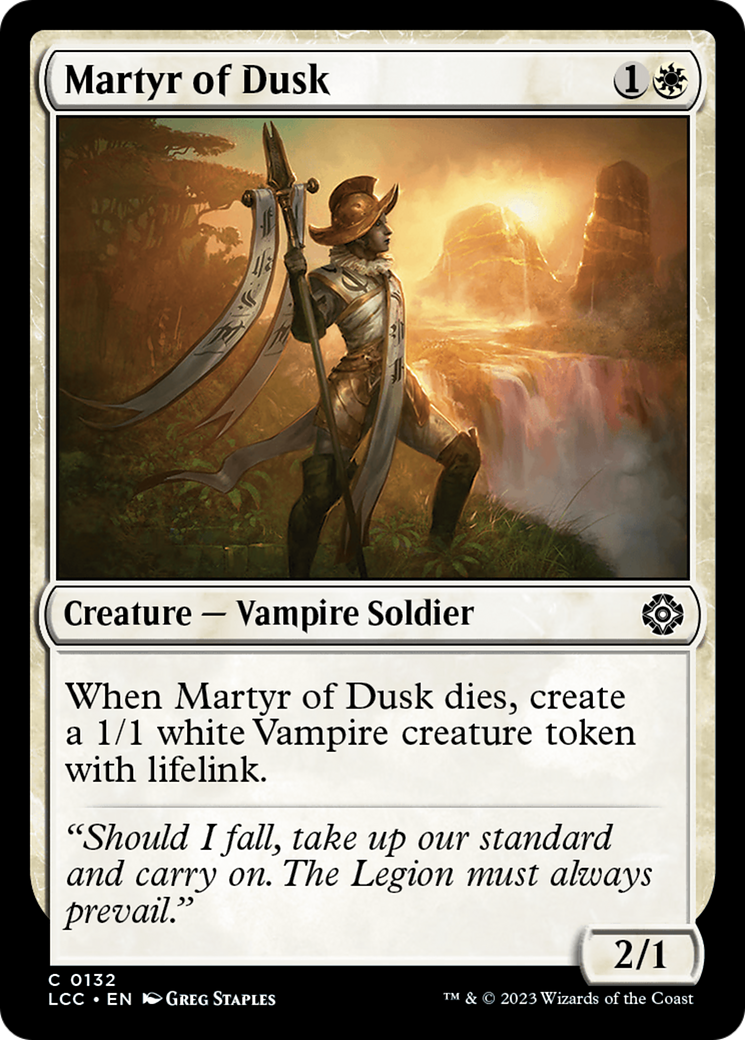 Martyr of Dusk [The Lost Caverns of Ixalan Commander] - Magic: The Gathering - Card Brawlers | Quebec | Canada |