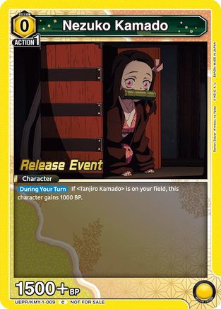 Nezuko Kamado (009) (UEPR/KMY-1-009) - UE05BT Demon Slayer Kimetsu no Yaiba Release Event Cards