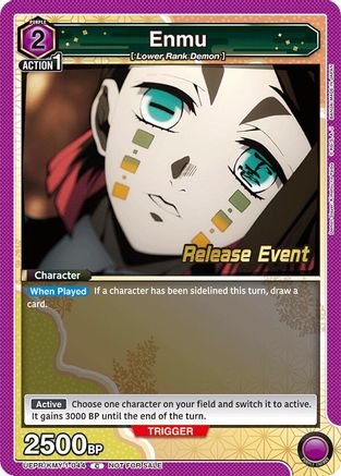 Enmu (044) (UEPR/KMY-1-044) - UE05BT Demon Slayer Kimetsu no Yaiba Release Event Cards