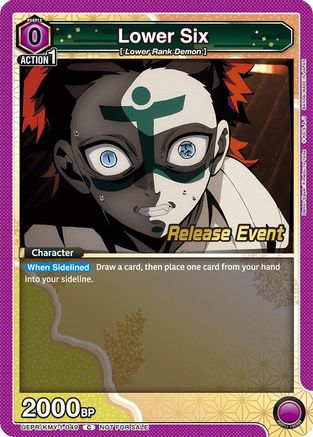 Lower Six (UEPR/KMY-1-049) - UE05BT Demon Slayer Kimetsu no Yaiba Release Event Cards