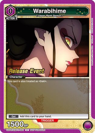 Warabihime (UEPR/KMY-1-060) - UE05BT Demon Slayer Kimetsu no Yaiba Release Event Cards