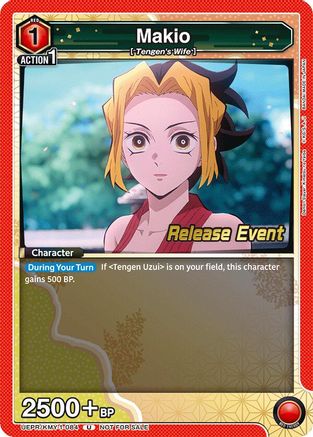 Makio (UEPR/KMY-1-084) - UE05BT Demon Slayer Kimetsu no Yaiba Release Event Cards