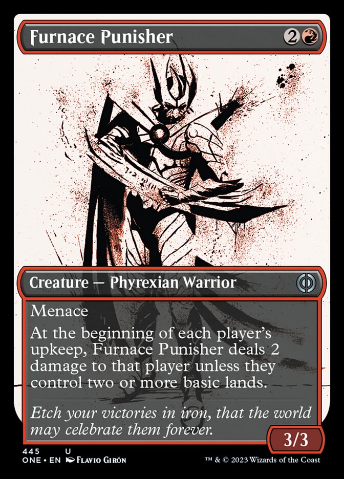 Furnace Punisher (Showcase Ichor Step-and-Compleat Foil) [Phyrexia: All Will Be One] - Magic: The Gathering - Card Brawlers | Quebec | Canada |