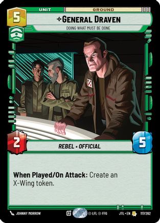 General Draven - Doing What Must Be Done (117/262) (117/257) [Jump to Lightspeed] - Fantasy Flight Games - Card Brawlers | Quebec | Canada |