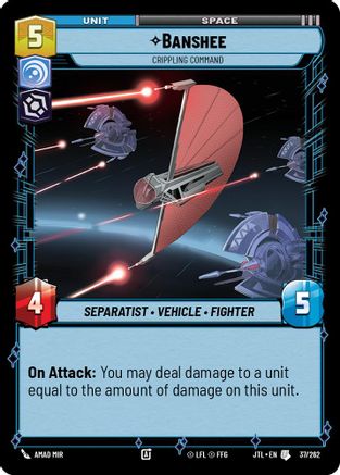 Banshee - Crippling Command (037/262) (037/257) [Jump to Lightspeed] - Fantasy Flight Games - Card Brawlers | Quebec | Canada |