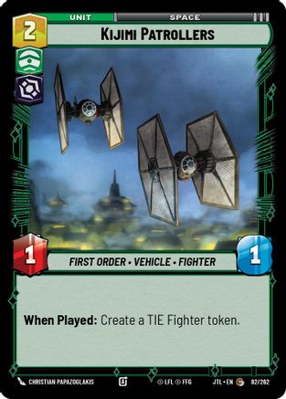Kijimi Patrollers (082/262) (082/257) [Jump to Lightspeed] - Fantasy Flight Games - Card Brawlers | Quebec | Canada |