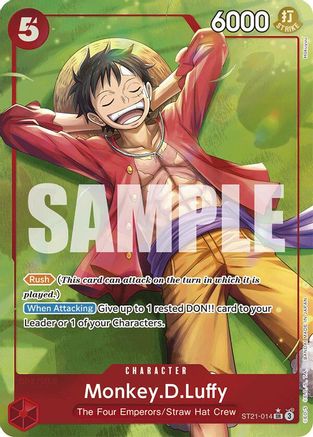 Monkey.D.Luffy (014) (Parallel) (ST21-014) - Starter Deck EX: Gear 5 Foil