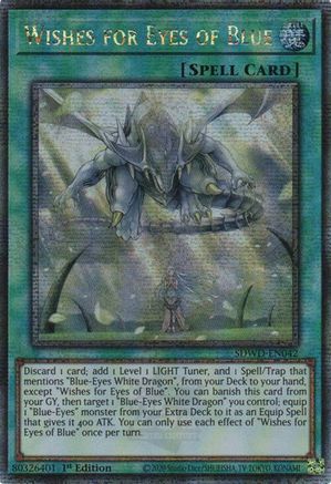 Wishes for Eyes of Blue (Quarter Century Secret Rare) [SDWD-EN042] Quarter Century Secret Rare - Yu-Gi-Oh! - Card Brawlers | Quebec | Canada |