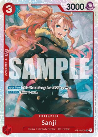Sanji (OP10-005) - Royal Blood Foil