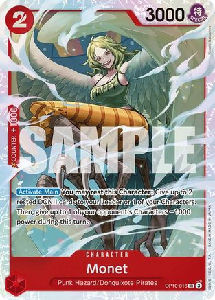 Monet (OP10-016) - Royal Blood Foil