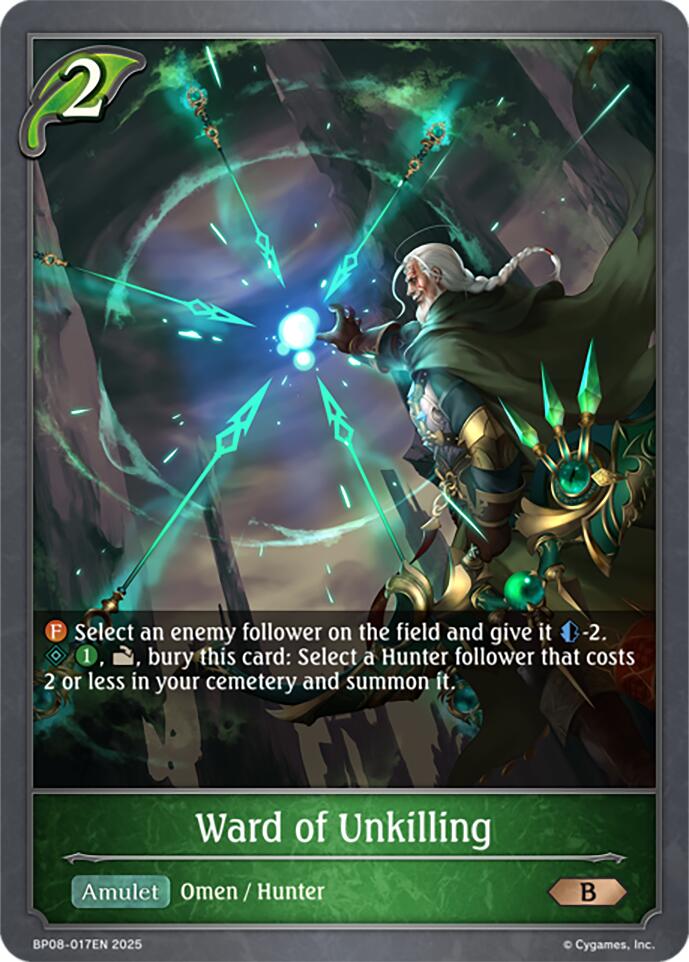 Ward of Unkilling (BP08-017EN) [Alterchaotica] - Bushiroad - Card Brawlers | Quebec | Canada |