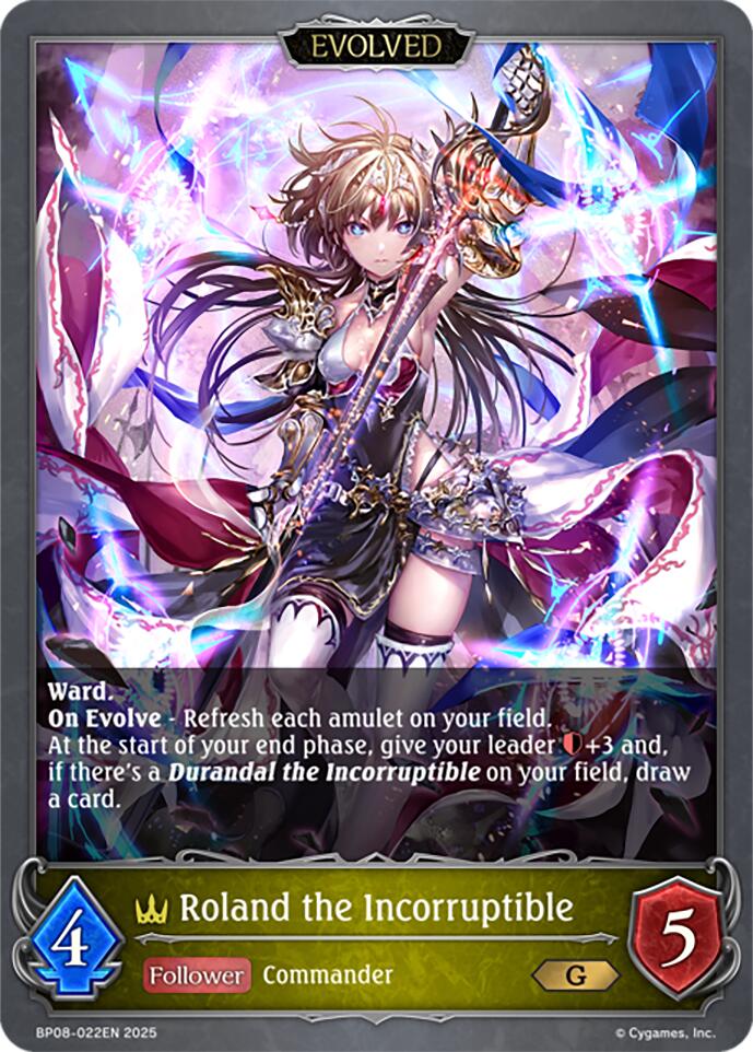 Roland the Incorruptible (Evolved) (BP08-022EN) [Alterchaotica] - Bushiroad - Card Brawlers | Quebec | Canada |