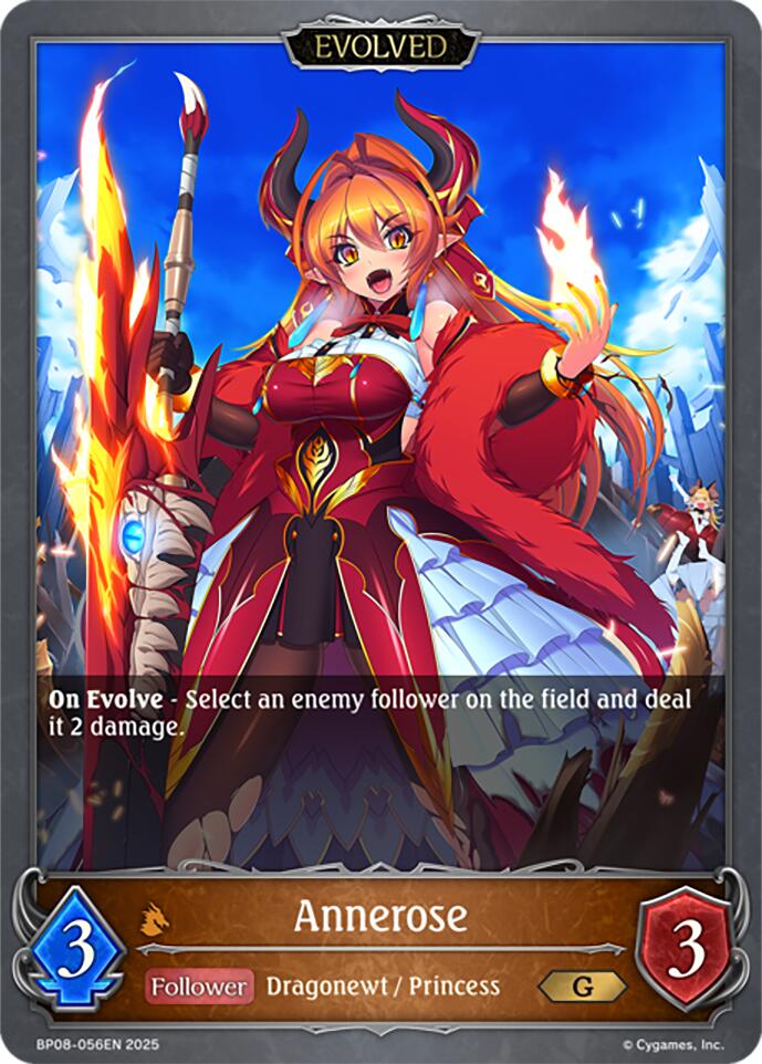 Annerose (Evolved) (BP08-056EN) [Alterchaotica] - Bushiroad - Card Brawlers | Quebec | Canada |