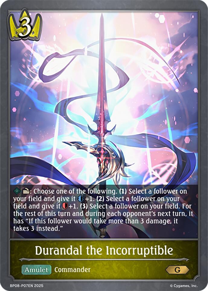 Durandal the Incorruptible - P07EN (Foil) (BP08-P07EN) [Alterchaotica] - Bushiroad - Card Brawlers | Quebec | Canada |