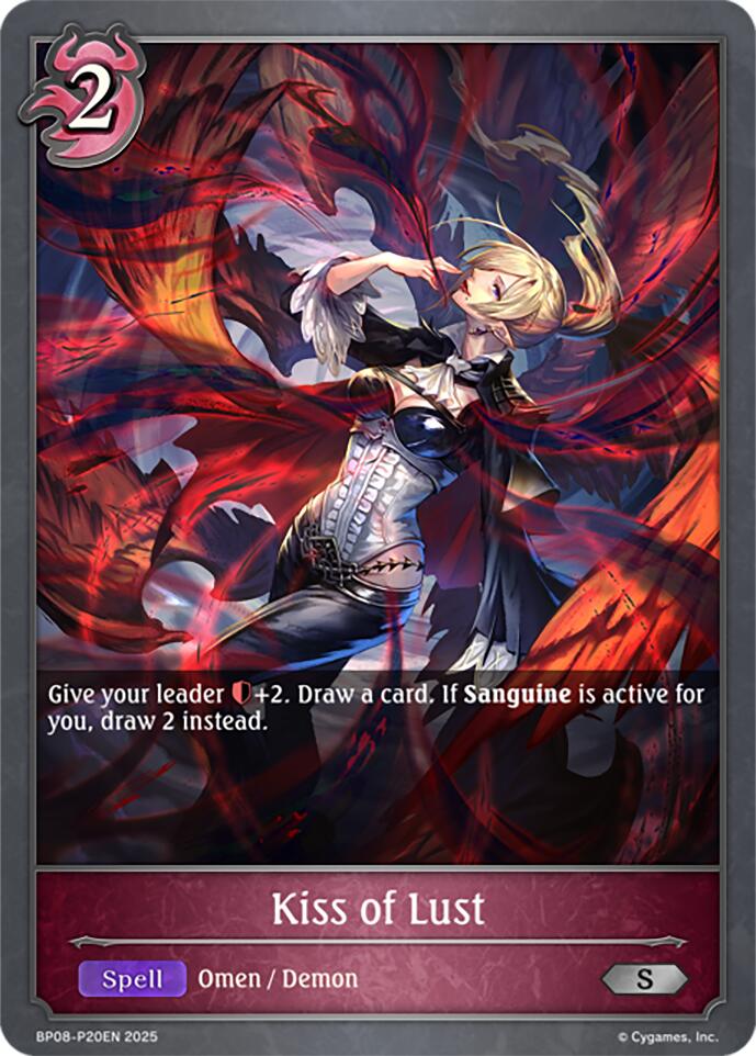 Kiss of Lust - P20EN (Foil) (BP08-P20EN) [Alterchaotica] - Bushiroad - Card Brawlers | Quebec | Canada |