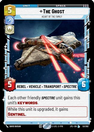 The Ghost - Heart of the Family (053/262) (053/257) [Jump to Lightspeed] - Fantasy Flight Games - Card Brawlers | Quebec | Canada |