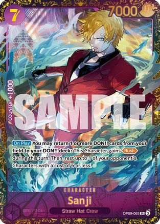 Sanji (Championship 25-26 Regionals Season 1) (OP09-065) - One Piece Promotion Cards Foil