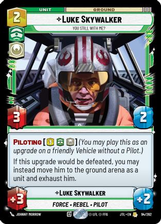 Luke Skywalker - You Still With Me? (094/262) (094/257) [Jump to Lightspeed] - Fantasy Flight Games - Card Brawlers | Quebec | Canada |