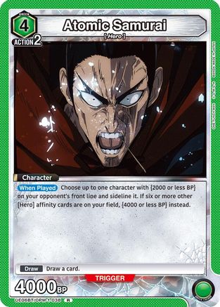 Atomic Samurai (UE06BT/OPM-1-038) - UE06BT One Punch Man Foil