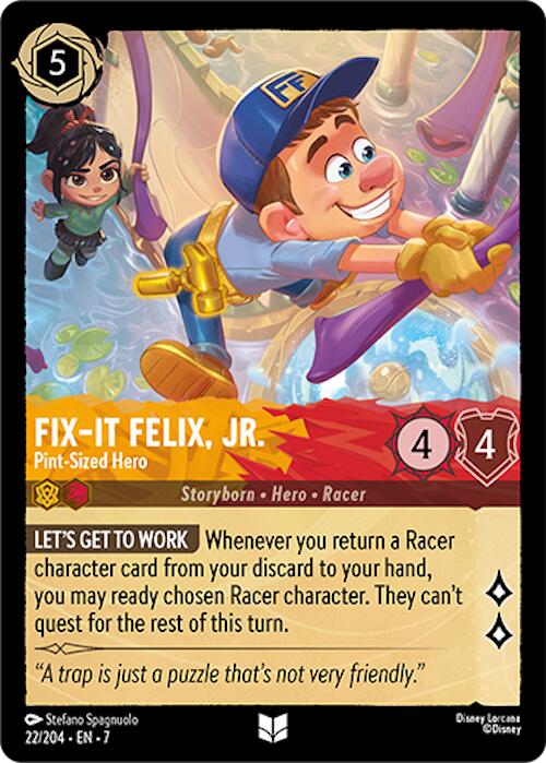 Fix-It Felix, Jr. - Pint-Sized Hero (22/204) [Archazia's Island] - Disney - Card Brawlers | Quebec | Canada |