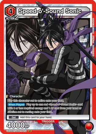 Speed-o'-Sound Sonic (072) (UE06BT/OPM-1-072) - UE06BT One Punch Man Foil