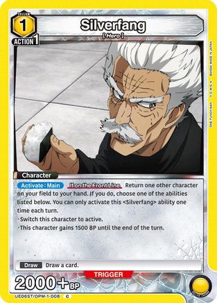 Silverfang (008) (UE06ST/OPM-1-008) - UE06ST One Punch Man Starter Deck