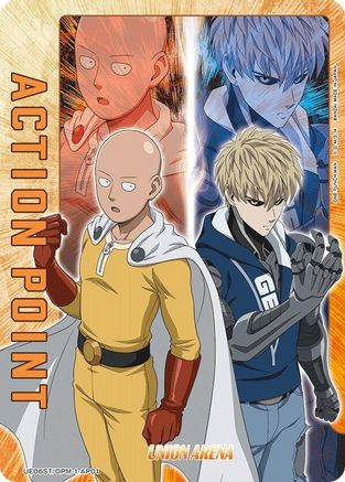 Action Point Card (AP01) (UE06ST/OPM-1-AP01) - UE06ST One Punch Man Starter Deck