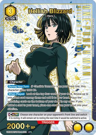 Hellish Blizzard (022) (R*) (UE06BT/OPM-1-022) - UE06BT One Punch Man Foil