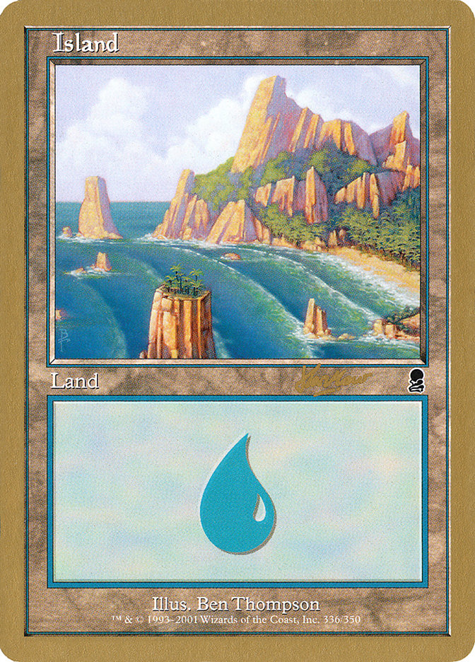 Island (shh336a) (Sim Han How) [World Championship Decks 2002] - Magic: The Gathering - Card Brawlers | Quebec | Canada |