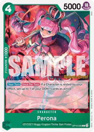 Perona (036) (OP10-036) - Royal Blood Release Event Cards