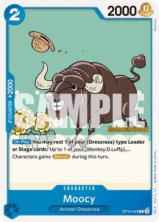 Moocy (OP10-043) - Royal Blood Release Event Cards