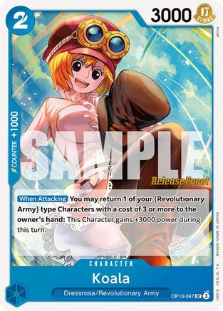 Koala (OP10-047) - Royal Blood Release Event Cards