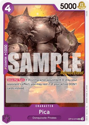 Pica (OP10-074) - Royal Blood Release Event Cards