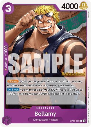 Bellamy (OP10-077) - Royal Blood Release Event Cards