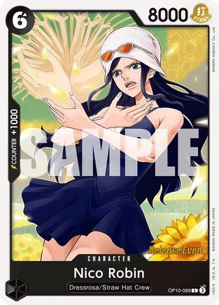 Nico Robin (OP10-089) - Royal Blood Release Event Cards