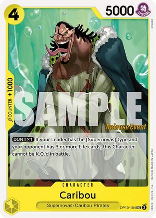 Caribou (OP10-104) - Royal Blood Release Event Cards