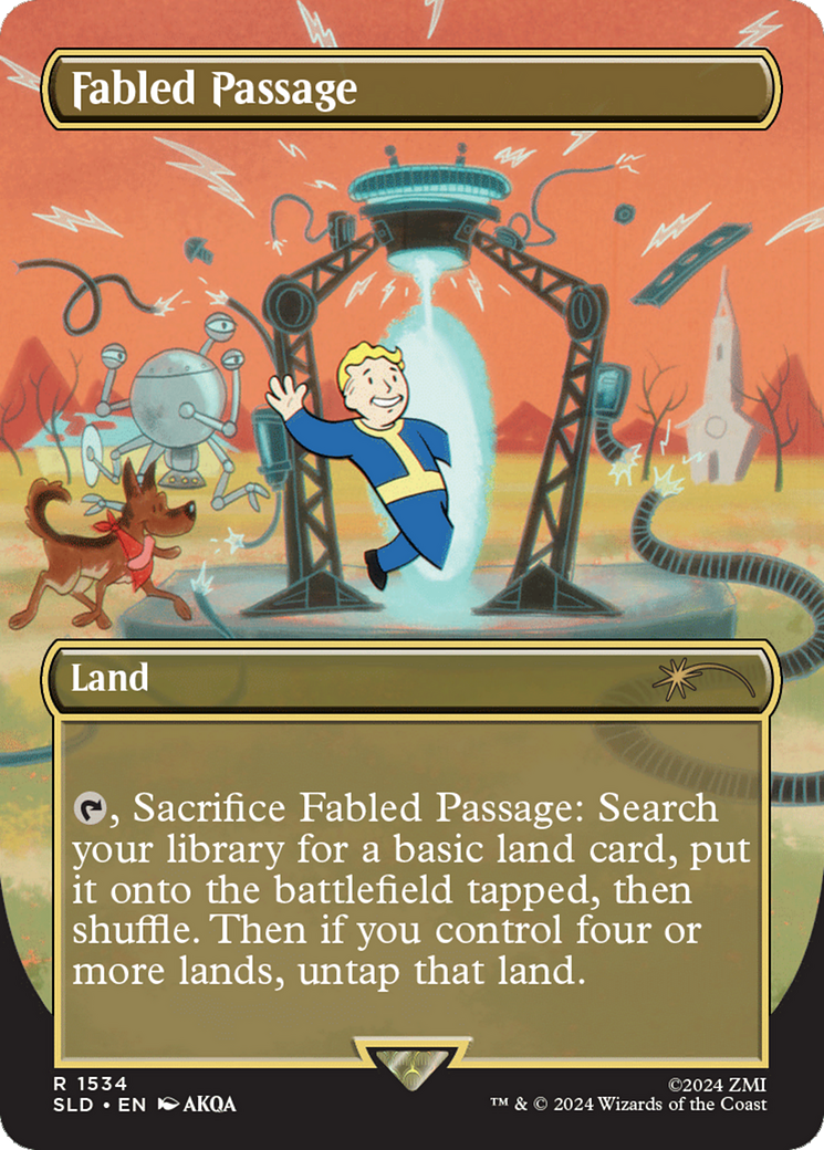 Fabled Passage (1534) (Rainbow Foil) [Secret Lair Drop Series] - Magic: The Gathering - Card Brawlers | Quebec | Canada |