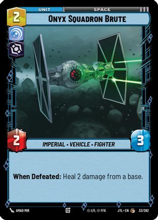 Onyx Squadron Brute (033/262) (033/262) [Jump to Lightspeed] - Fantasy Flight Games - Card Brawlers | Quebec | Canada |