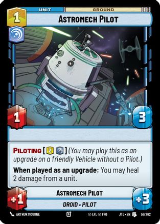 Astromech Pilot (057/262) (057/262) [Jump to Lightspeed] - Fantasy Flight Games - Card Brawlers | Quebec | Canada |