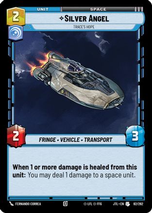 Silver Angel - Trace's Hope (062/262) (062/262) [Jump to Lightspeed] - Fantasy Flight Games - Card Brawlers | Quebec | Canada |
