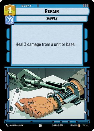 Repair (075/262) (075/262) [Jump to Lightspeed] - Fantasy Flight Games - Card Brawlers | Quebec | Canada |