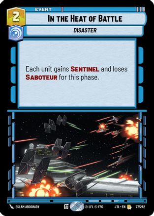 In the Heat of Battle (077/262) (077/262) [Jump to Lightspeed] - Fantasy Flight Games - Card Brawlers | Quebec | Canada |