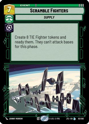 Scramble Fighters (092/262) (092/262) [Jump to Lightspeed] - Fantasy Flight Games - Card Brawlers | Quebec | Canada |
