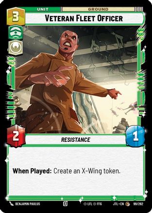 Veteran Fleet Officer (099/262) (099/262) [Jump to Lightspeed] - Fantasy Flight Games - Card Brawlers | Quebec | Canada |