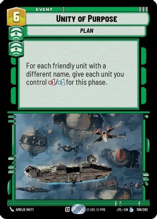 Unity of Purpose (106/262) (106/262) [Jump to Lightspeed] - Fantasy Flight Games - Card Brawlers | Quebec | Canada |