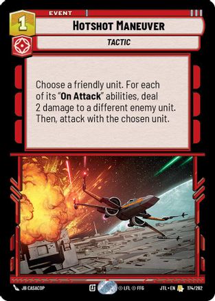 Hotshot Maneuver (174/262) (174/262) [Jump to Lightspeed] - Fantasy Flight Games - Card Brawlers | Quebec | Canada |