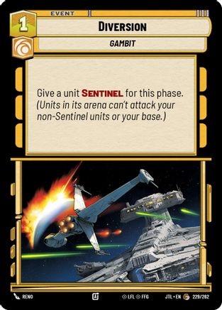 Diversion (229/262) (229/262) [Jump to Lightspeed] - Fantasy Flight Games - Card Brawlers | Quebec | Canada |