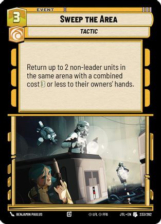 Sweep the Area (233/262) (233/262) [Jump to Lightspeed] - Fantasy Flight Games - Card Brawlers | Quebec | Canada |