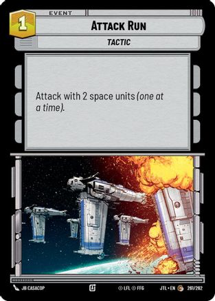 Attack Run (261/262) (261/262) [Jump to Lightspeed] - Fantasy Flight Games - Card Brawlers | Quebec | Canada |