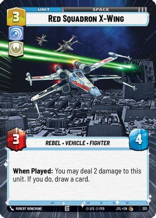 Red Squadron X-Wing (313) (Hyperspace) (313) [Jump to Lightspeed] - Fantasy Flight Games - Card Brawlers | Quebec | Canada |